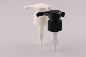 black soap dispenser pump