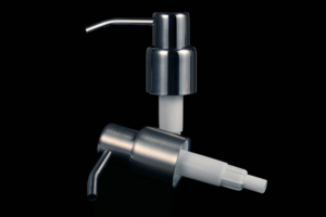 silver stainless steel soap dispenser pump replacement for bottle